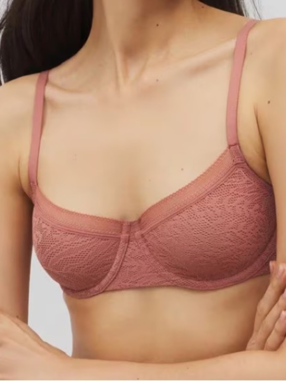 Soma stretch Lace balconette Underwire Bra size 34DD